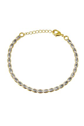 دستبند جواهر طلائی زنانه زیرکن Bonnjerra Jewellery - کد 742041511