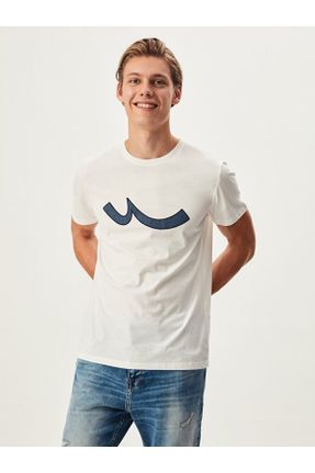 تی شرت صورتی مردانه ریلکس یقه گرد کد 815176837