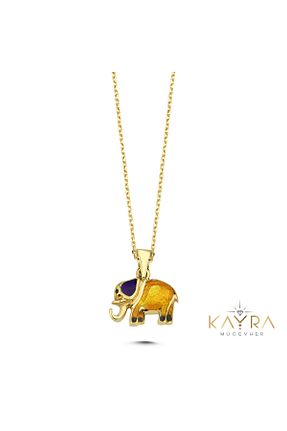 گردنبند طلا زرد زنانه 14 عیار Kayra Mücevher - کد 655842819