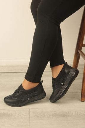 کفش کژوال مشکی زنانه پلی اورتان پاشنه کوتاه ( 4 - 1 cm ) پاشنه ساده کد 767258078