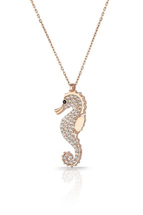 گردنبند نقره صورتی زنانه 925 عیار Azuris Silver - کد 824542637
