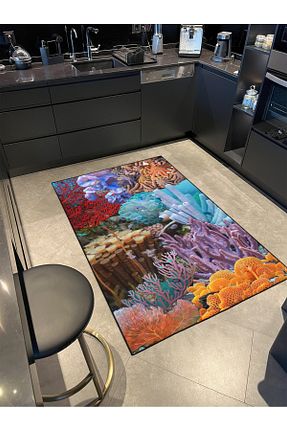 فرش رنگی قابل شستشو Rugs Modern Halı - کد 829508973