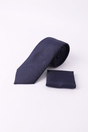 کراوات سرمه ای مردانه پوپلین کد 210464189