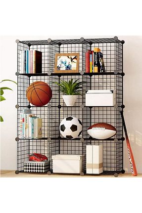 کابینت چند منظوره مشکی فلزی decorelax - کد 827811598