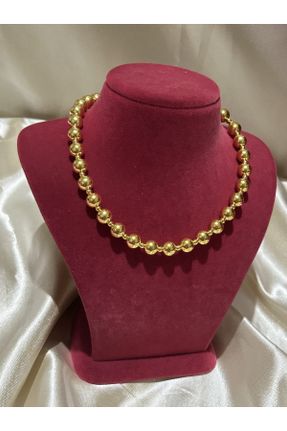 گردنبند جواهر طلائی زنانه شیشه کد 792114581