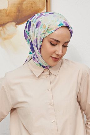 شال زرد زنانه İpekhan - کد 706182685