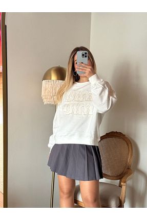 سوئیشرت نباتی زنانه ساده Butik - کد 817935105