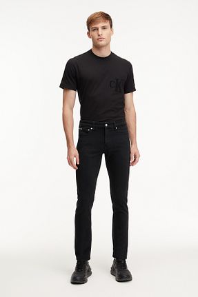 شلوار جین مشکی مردانه پاچه تنگ Calvin Klein - کد 829486109