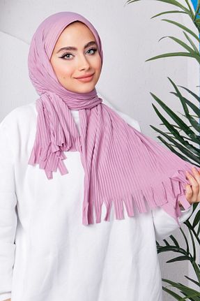 شال بنفش زنانه پنبه ای İmajButik - کد 453074754