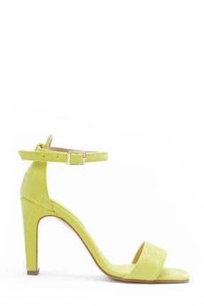 کفش پاشنه بلند کلاسیک زرد زنانه پاشنه متوسط ( 5 - 9 cm ) پاشنه ساده کد 786361632