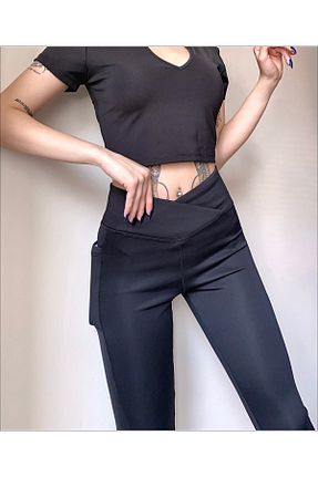 ساق شلواری مشکی زنانه بافت ARI MODA - کد 706994225