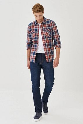 شلوار جین زرد مردانه پاچه تنگ Wrangler - کد 335827928