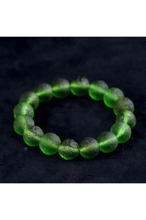 دستبند جواهر سبز زنانه سنگ طبیعی کد 818923490