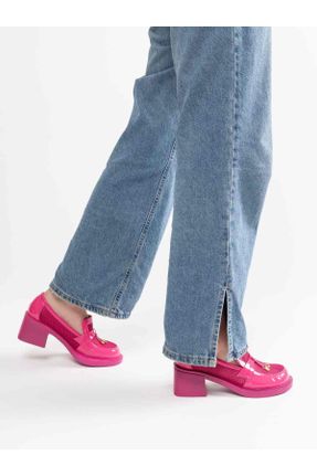 کفش پاشنه بلند کلاسیک صورتی زنانه پاشنه نازک پاشنه متوسط ( 5 - 9 cm ) کد 812334398