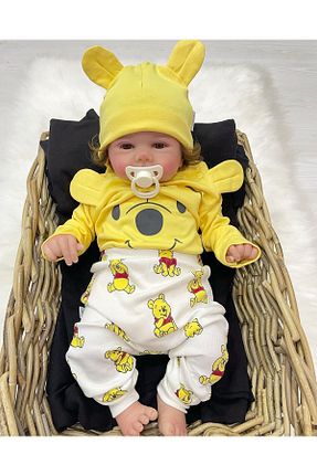 ست نوزادی زرد بچه گانه پنبه ای Pony Baby - کد 756438847