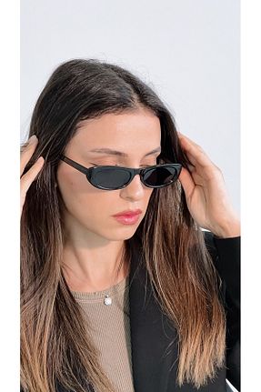 عینک آفتابی مشکی زنانه UV400 MOONMEE - کد 829532074