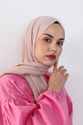 شال صورتی زنانه پنبه پلی استر ZENİPEK - کد 829692364