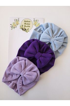 کلاه پشمی رنگی بچه گانه پنبه ای SeherBebeButik - کد 829663395