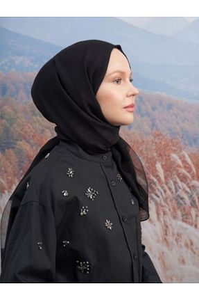 شال مشکی زنانه ابریشم ARMANDA - کد 379476299