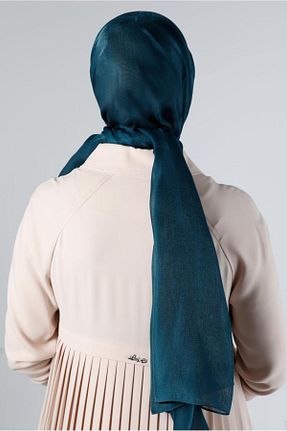 شال آبی زنانه پلی استر Alvina - کد 796282318