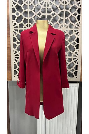 کت حجاب قرمز زنانه رگولار çınar özkan - کد 829704419