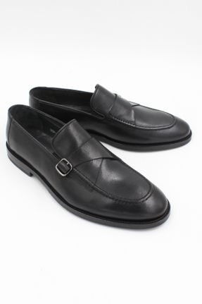 کفش کلاسیک مشکی مردانه پاشنه کوتاه ( 4 - 1 cm ) پاشنه ساده کد 746628728