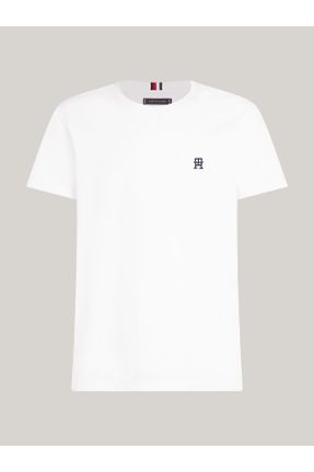تی شرت سفید مردانه رگولار پنبه (نخی) کد 809212668