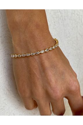دستبند جواهر طلائی زنانه زیرکن Bonnjerra Jewellery - کد 742041511