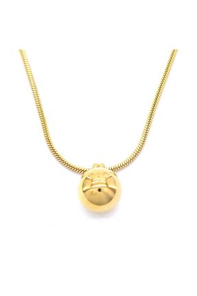 گردنبند جواهر طلائی زنانه روکش طلا کد 299436069