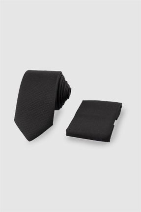 کراوات مشکی مردانه پوپلین کد 238955309