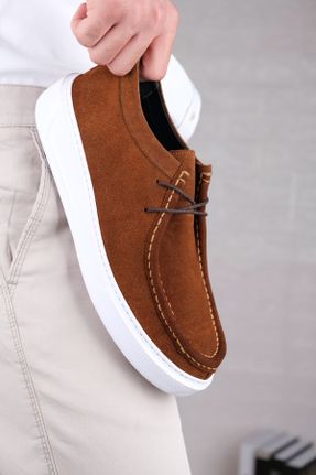 کفش کلاسیک قهوه ای مردانه چرم طبیعی پاشنه کوتاه ( 4 - 1 cm ) پاشنه ساده کد 815682697