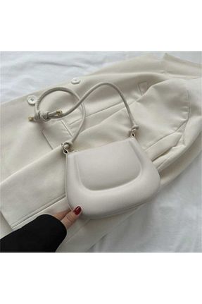 کیف دوشی سفید زنانه چرم مصنوعی ZR Accessory - کد 828500082