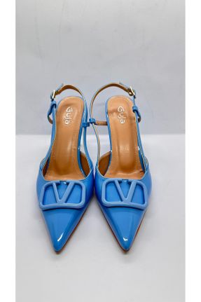کفش پاشنه بلند کلاسیک آبی زنانه پاشنه نازک پاشنه متوسط ( 5 - 9 cm ) کد 829642418