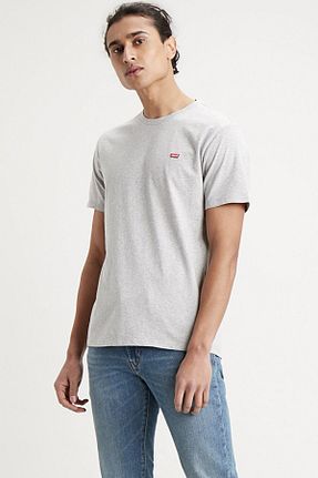 تیشرت طوسی مردانه رگولار Levi