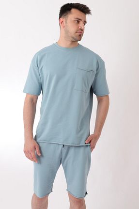 ست کرمکن اسپرت آبی مردانه پنبه ای ByTrend - کد 829700262