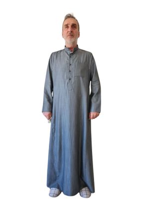 لباس مجلسی مردانه مخلوط ویسکون یقه ایستاده سایز بزرگ آستین استاندارد بدون آستر کد 817938735
