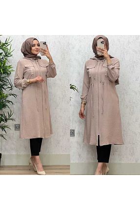 کلاه و ابایا طوسی زنانه بافتنی azzebutik - کد 829773088