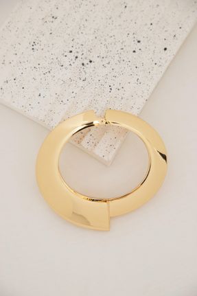 دستبند جواهر طلائی زنانه فلزی کد 830016881