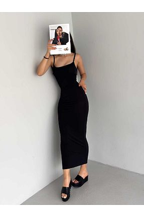 لباس مشکی زنانه بافتنی MEGOMEL - کد 830107759