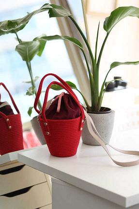 کیف دستی قرمز زنانه ابعاد کوچک Moom Bag - کد 830097930