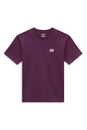 تی شرت بنفش مردانه رگولار تکی کد 830147891