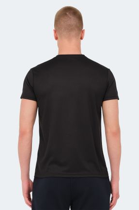 تی شرت مشکی مردانه رگولار پلی استر کد 830344809