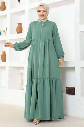 کلاه و ابایا سبز زنانه بافتنی Sgs - کد 830094867