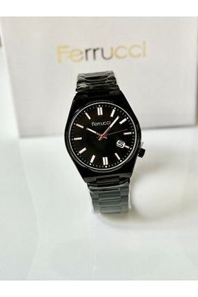 ساعت مچی مشکی مردانه 42 میلی متر Ferrucci - کد 830237926