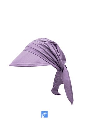 کلاه بنفش زنانه پنبه ای Kardelen Butik Denizli - کد 830286319