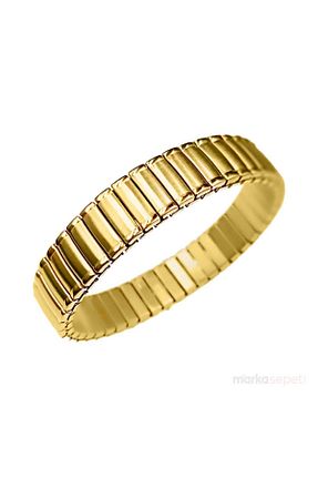 دستبند استیل (فولاد) طلائی زنانه استیل (فولاد) Markasepeti - کد 830378597