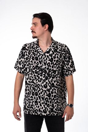 پیراهن سایز بزرگ سبز مردانه سایز بزرگ SÖR BÜLEND - کد 830390631