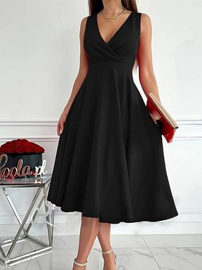 لباس مشکی زنانه بافتنی JANES - کد 829960365