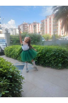 ست بالاتنه و پائین تنه سبز بچه گانه بافت canicho - کد 829763052