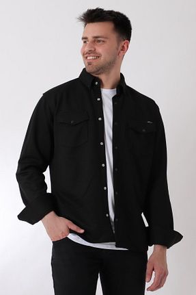 پیراهن مشکی مردانه اسلیم فیت ByTrend - کد 829752406